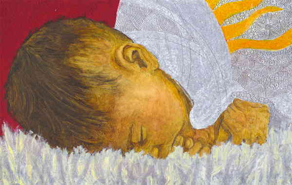 Illustration zu 'Ninna nanna di Gesù Bambino' von Frank Walka