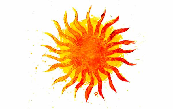 Illustration zu 'Die güldne Sonne' von Frank Walka