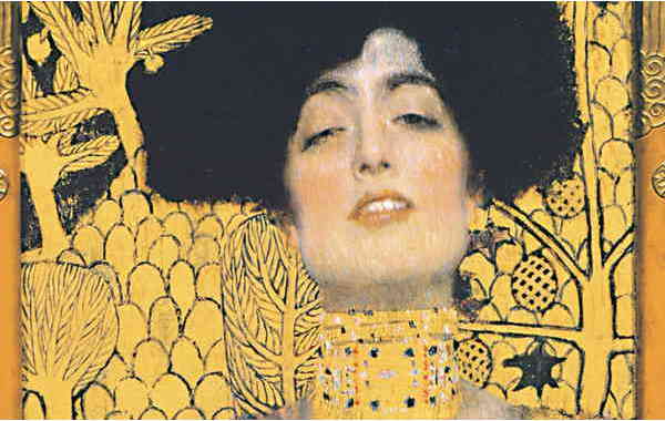 Illustration zu 'Greensleeves' von Gustav Klimt