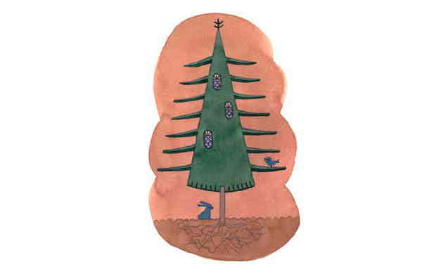 Illustration zu 'O Tannenbaum, du trägst ein’n grünen Zweig' von Markus Lefrancois