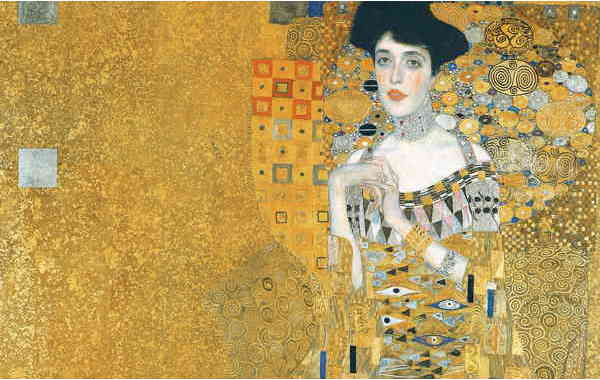 Illustration zu 'I will give my love an apple' von Gustav Klimt