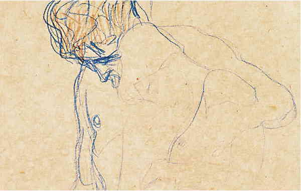 Illustration zu 'L'amour de moi' von Gustav Klimt