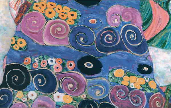 Illustration zu 'Lieblich hat sich gesellet' von Gustav Klimt