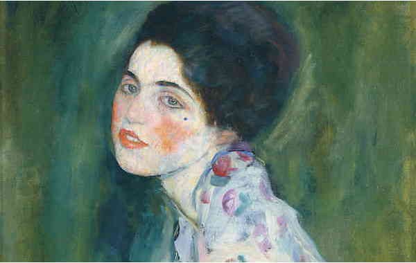 Illustration zu 'Mein Mädel hat einen Rosenmund' von Gustav Klimt