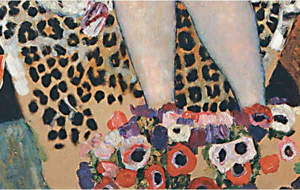 Illustration zu 'Unter der linden' von Gustav Klimt
