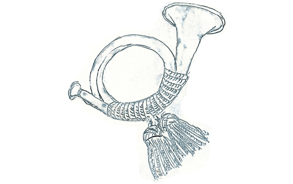 Illustration zu »Der Wächter tutet in sein Horn« von Frank Walka