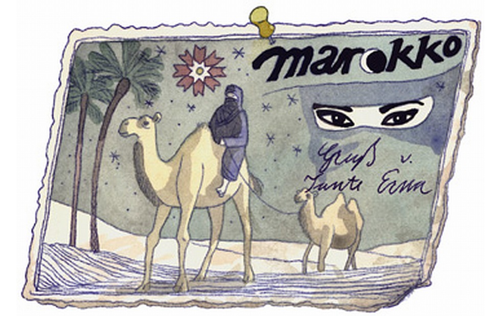Illustration zu »Hab ne Tante aus Marokko« von Markus Lefrançois
