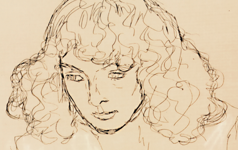 Illustration zu »Belle qui tiens ma vie« von Gustav Klimt