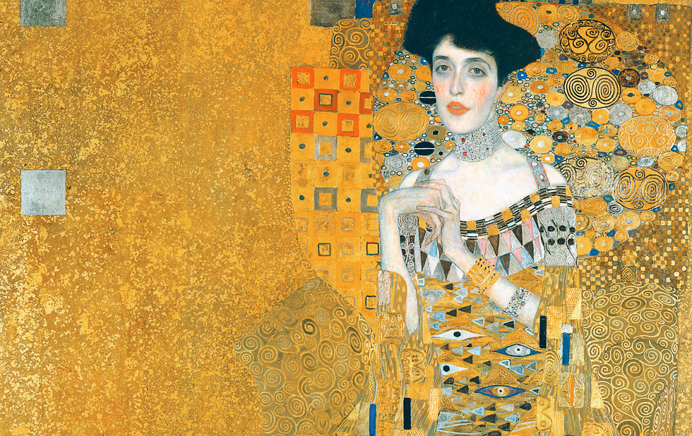 Illustration zu »I will give my love an apple« von Gustav Klimt