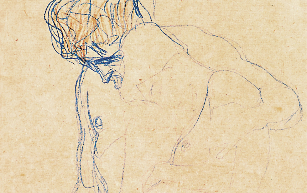 Illustration zu »L'amour de moi« von Gustav Klimt